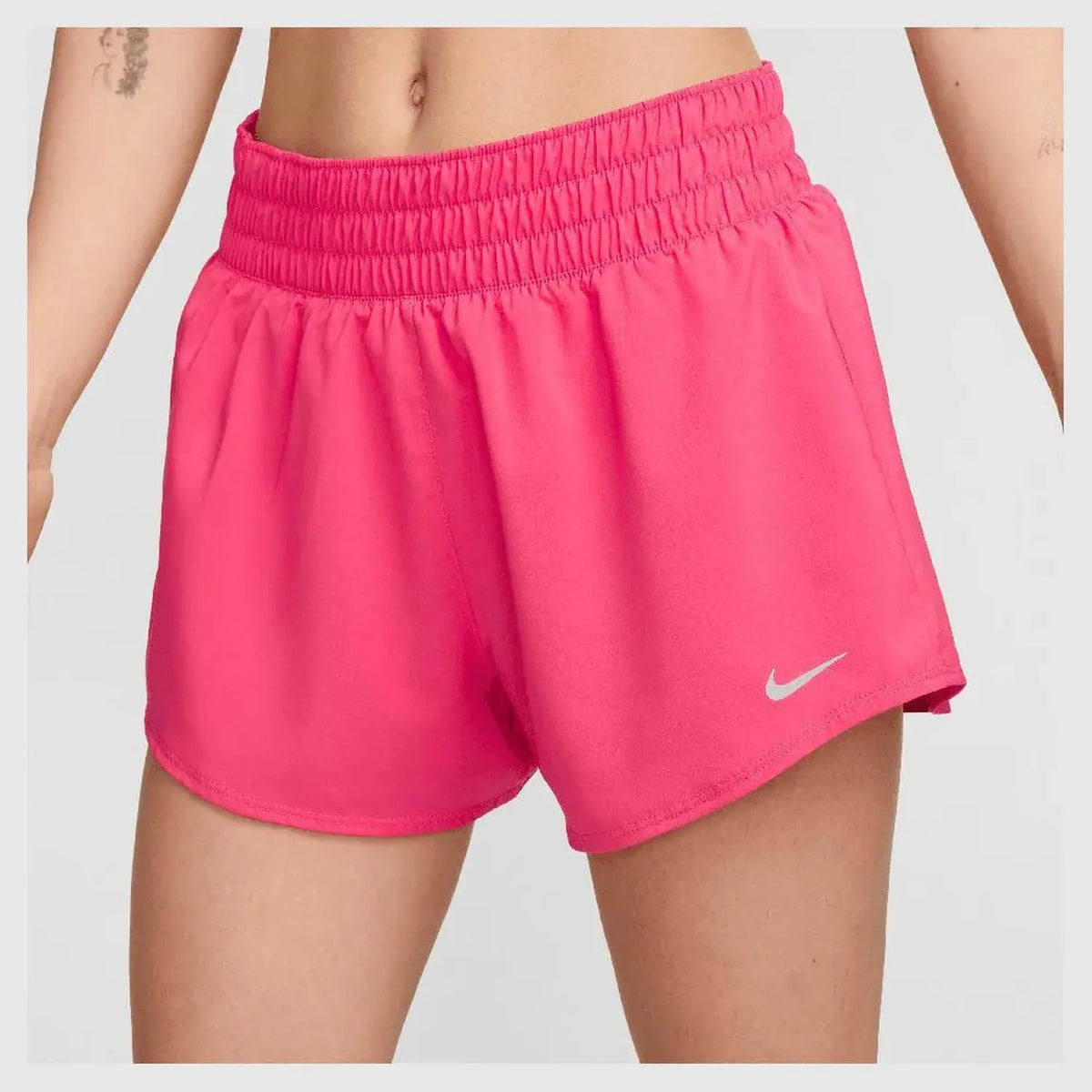 Womens One Dri-FIT Mid-Rise 3-inch Shorts-Apparel-Nike-112966-629_ASTER_PINKSILV-L-Tennis Express