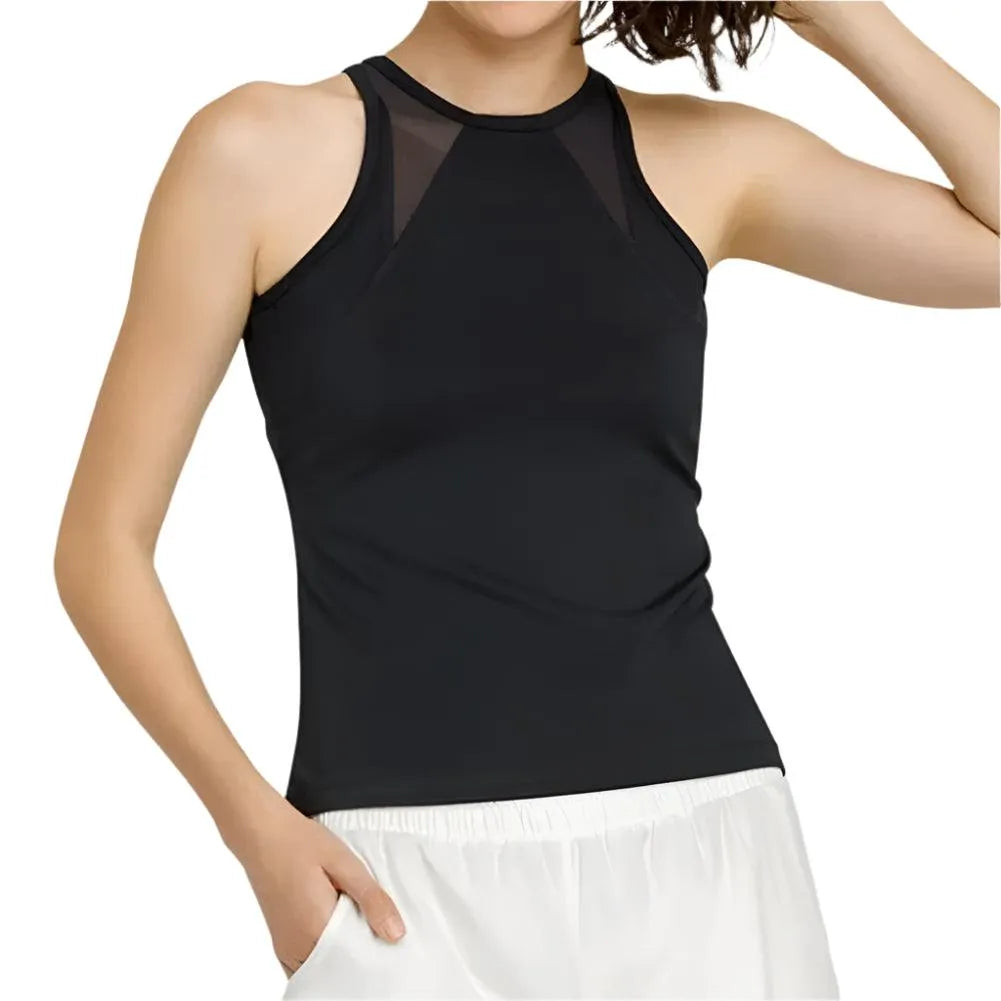 Women's Arancia Racerback Tennis Tank Onyx-Apparel-Tail-113133-DEFAULT-L-Tennis Express