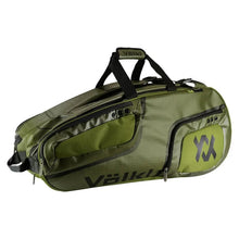 Primo 6 Pack Tennis Bag Army Green and Black-Bags-Volkl-113155-DEFAULT-L-Tennis Express