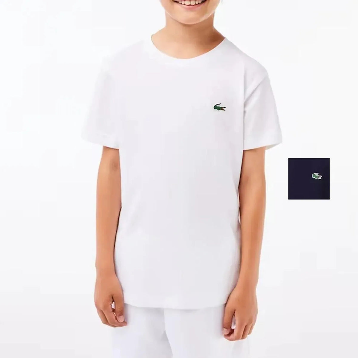 Boys' Breathable Cotton Blend Tennis Jersey