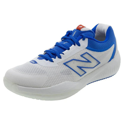 Women's FuelCell 996v6 B Width Pickleball Shoes White and Navy-Footwear-New Balance-113300-DEFAULT-L-Tennis Express