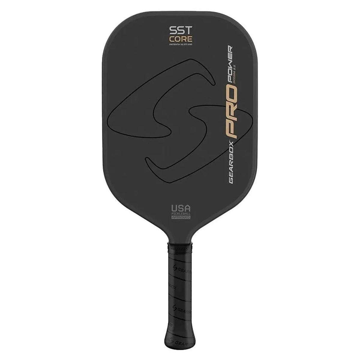 Pro Power Integra 8.0 oz Pickleball Paddle Gold-Racquets-Gearbox-113481-DEFAULT-L-Tennis Express