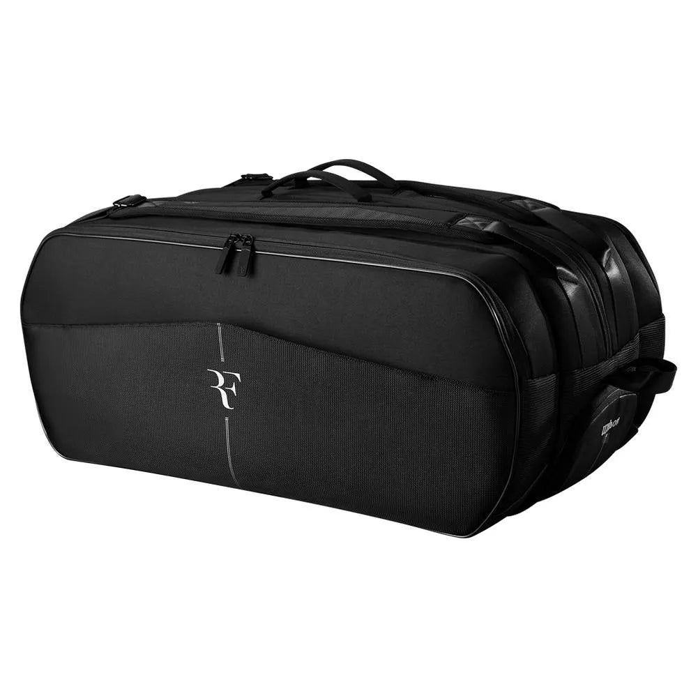 RF Tournament 15pk Tennis Racquet Bag Black-Bags-Wilson-113506-DEFAULT-L-Tennis Express