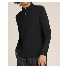 Men's Elevate Performance 1/2 Zip Long Sleeve-Apparel-Wilson-113526-BLACK-L-Tennis Express