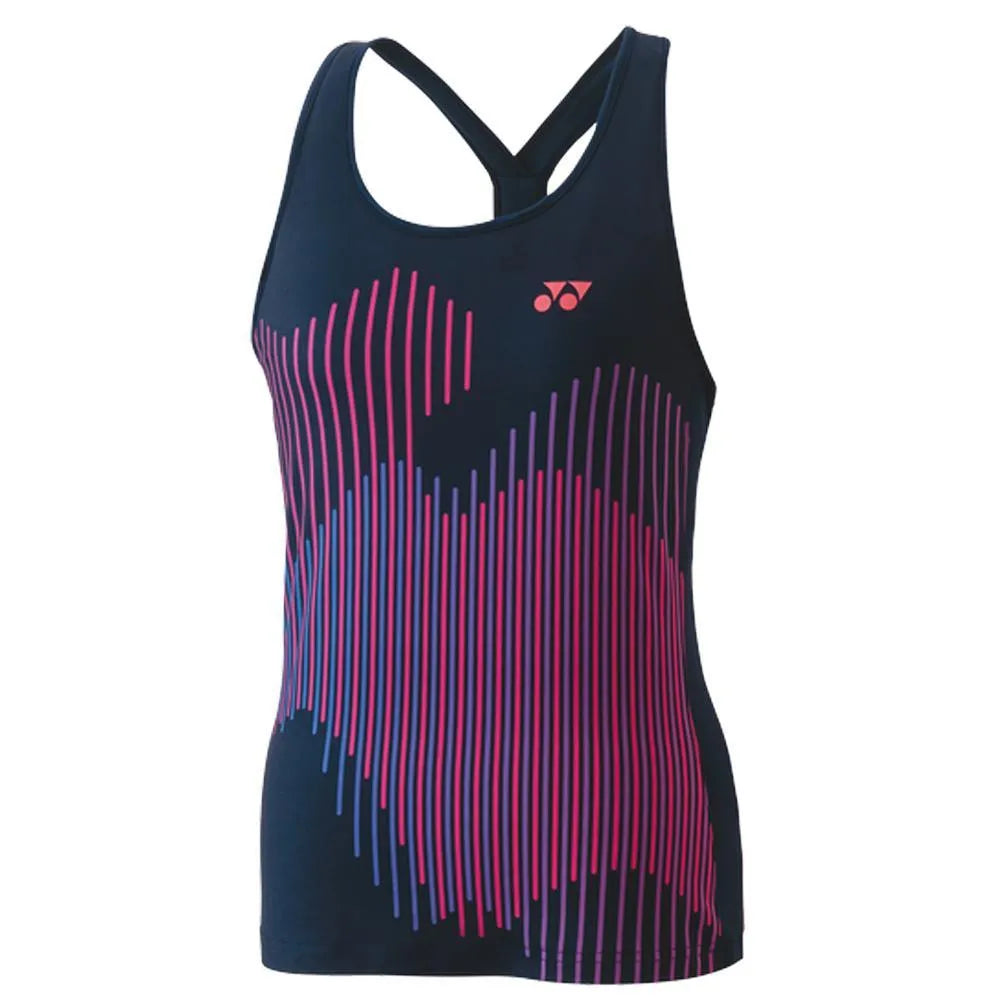 Women's Tournament Tennis Tank-Apparel-Yonex-113651-INDIGO_MARINE-L-Tennis Express