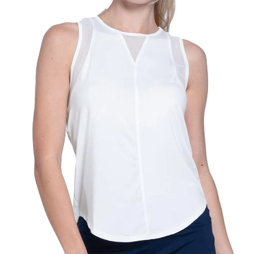 Women's LUV Chill Out Tennis Tank-Apparel-Lucky In Love-113669-203_BONEl-Tennis Express