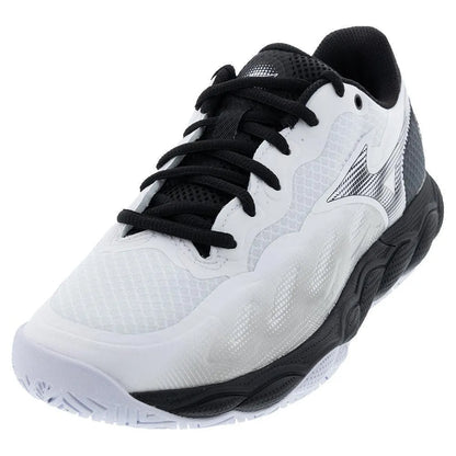 Mens Wave Enforce Court AC Tennis Shoes White and Black-Footwear-Mizuno-113742-DEFAULT-L-1-[Sku]-Tennis Express