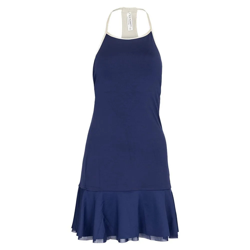 Women's Devon Tennis Dress Ink and Silver Sand-Apparel-Inphorm-113933-DEFAULT-L-Tennis Express