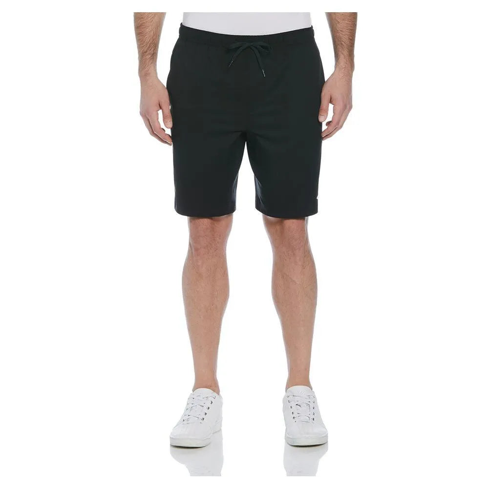 Men's Solid Athletic 9 Inch Tennis Short Caviar-Apparel-Grand Slam-113964-DEFAULT-L-Tennis Express