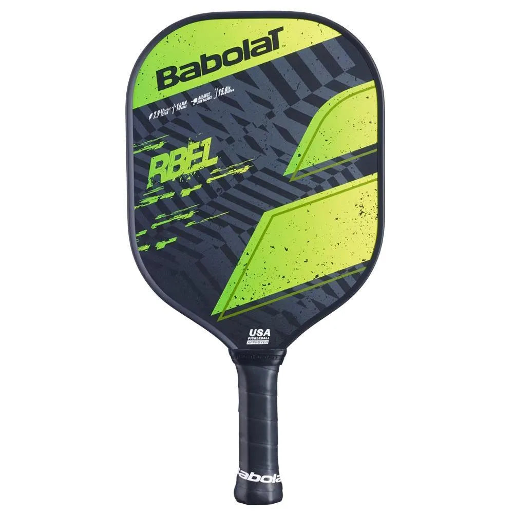 RBEL Pickleball Paddle Black and Green-Racquets-Babolat-114028-DEFAULT-L-Tennis Express