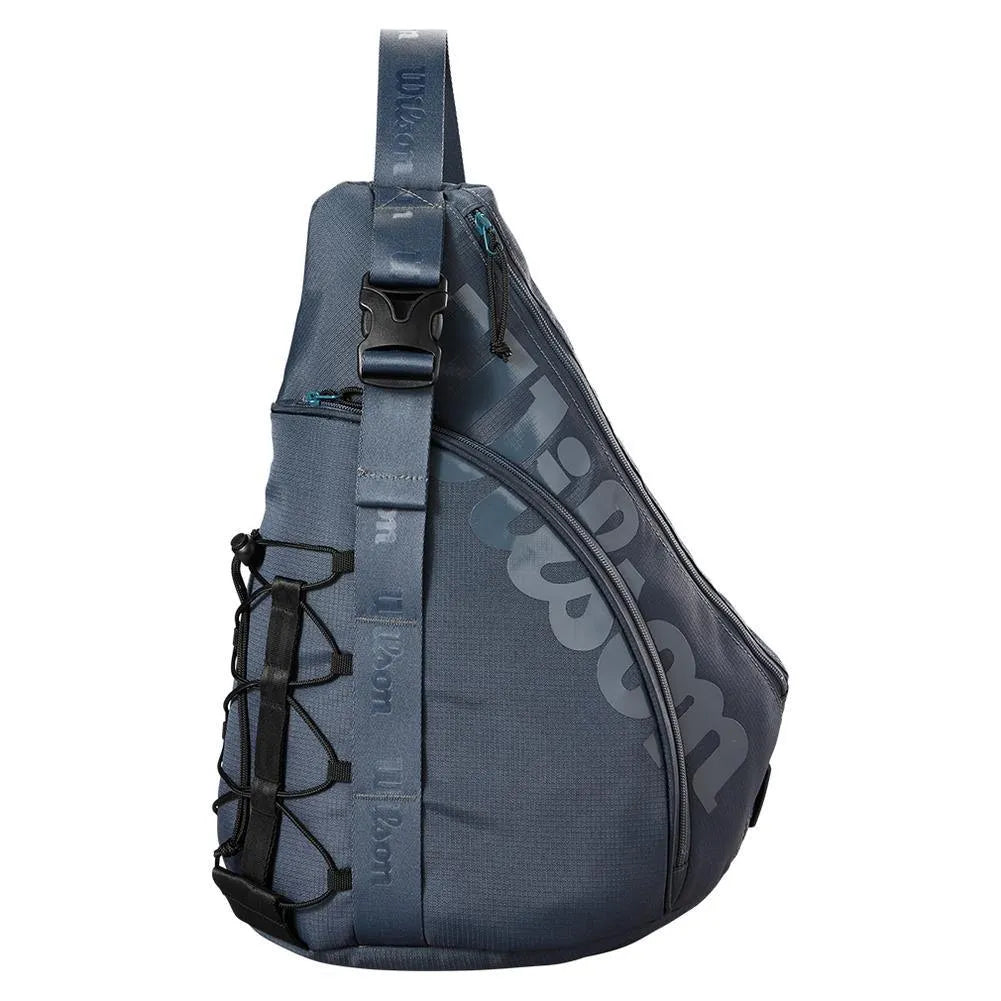 Triangle Pickleball Sling Bag Navy-Bags-Wilson-115295-DEFAULT-L-Tennis Express