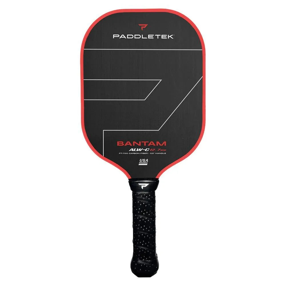 Bantam ALW-C 12.7 Standard Grip Pickleball Paddle-Racquets-Paddletek-115334-RED-L-Tennis Express