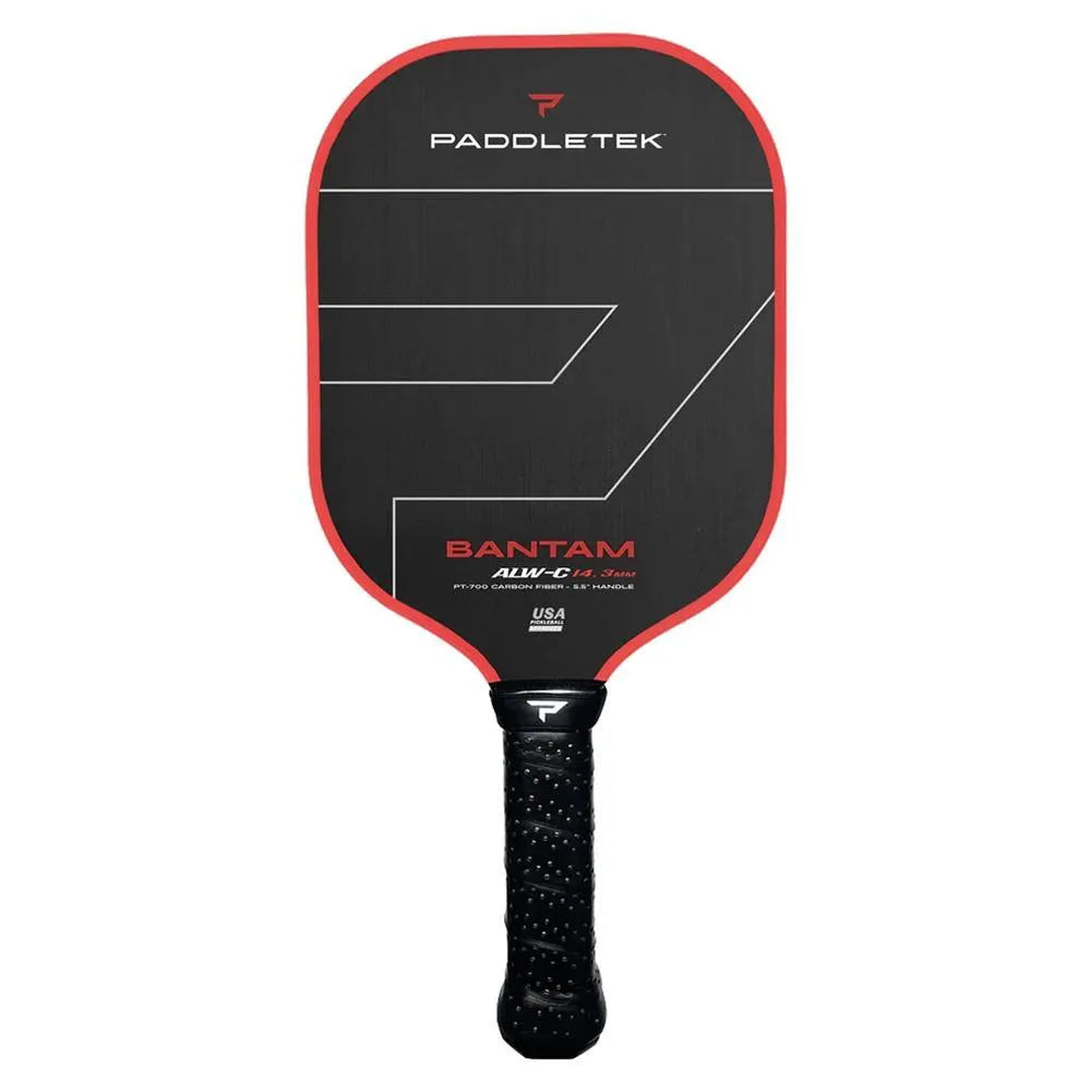 Bantam ALW-C 14.3 Standard Grip Pickleball Paddle-Racquets-Paddletek-115335-RED-L-Tennis Express