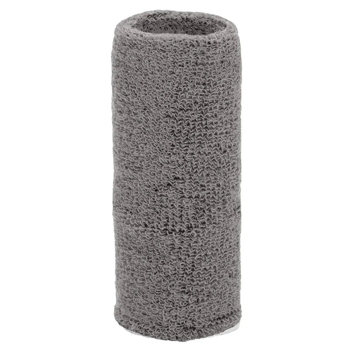 Wrist Towel Wide Wristband-Accessories-Tourna-15569-GREY-L-Tennis Express