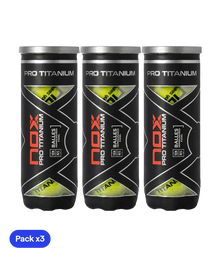 Balls  NOX Pro Titanium (Pack x3)