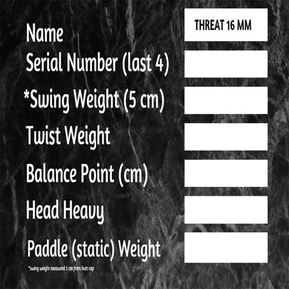 Thrive Pickleball THREAT 16 Pickleball Paddle