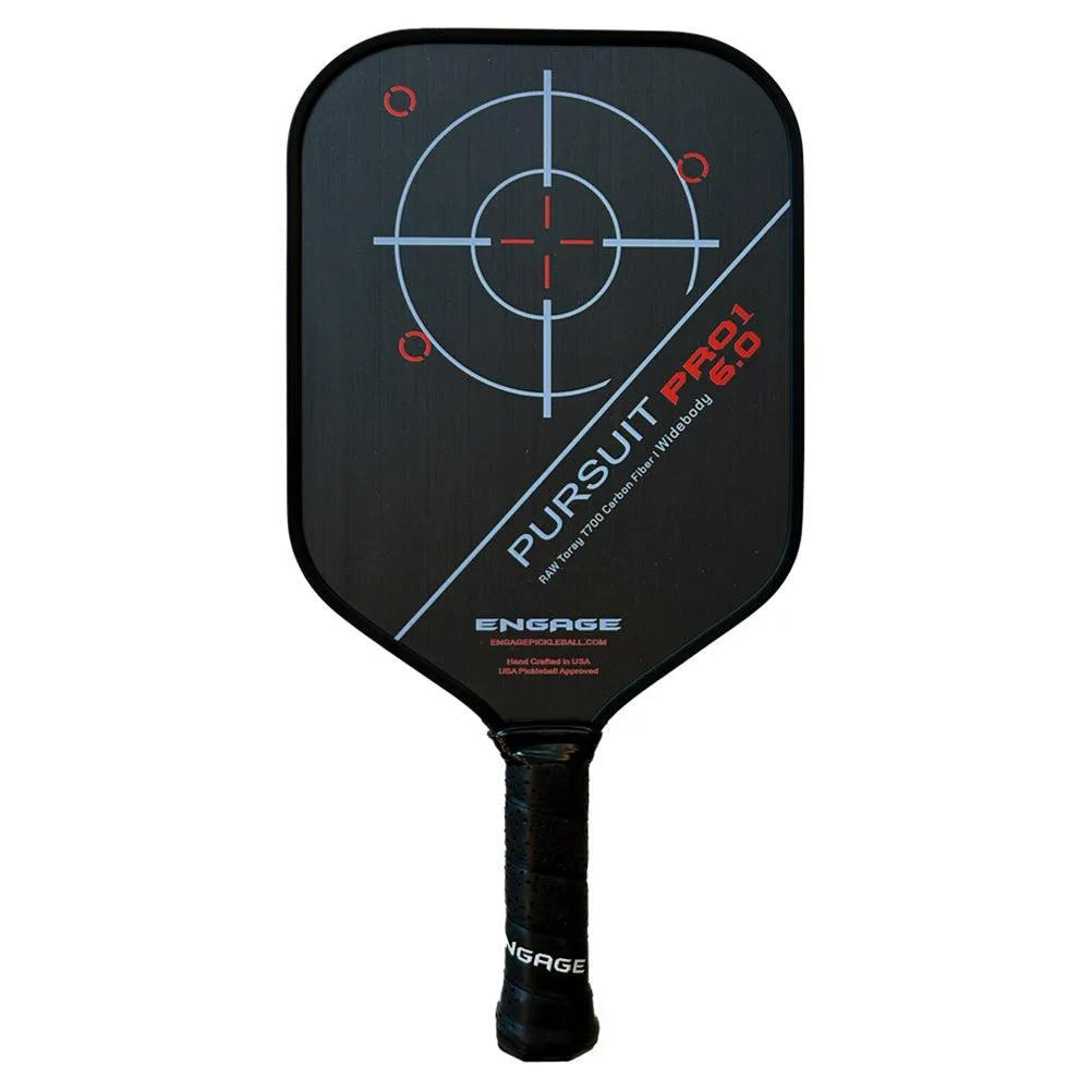 Pro1 6.0 Widebody Pickleball Paddle-Racquets-Engage Pickleball-16W-001_RedBlue-Tennis Express
