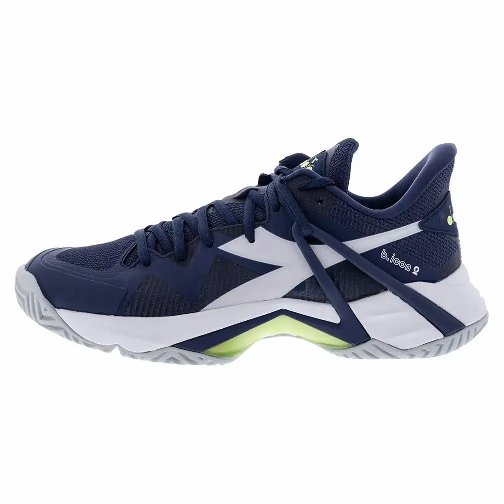 Men's B.Icon 2 AG Tennis Shoes Pageant Blue and White