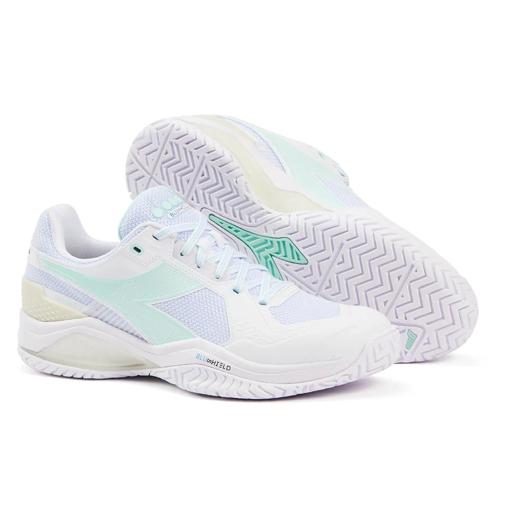 Women's Blushield Torneo 3 Tennis Shoes White and Bay