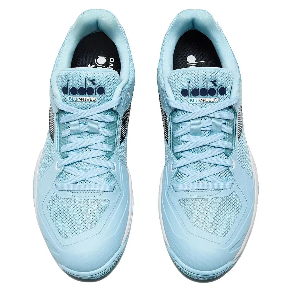Women's Blushield Torneo 3 Tennis Shoes Corydalis Blue and Black Iris