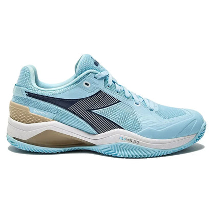 Women's Blushield Torneo 3 Tennis Shoes Corydalis Blue and Black Iris