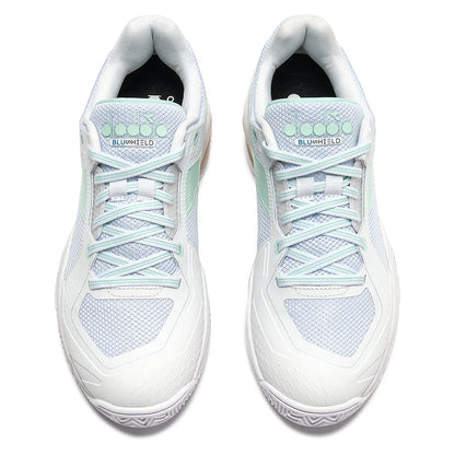 Women's Blushield Torneo 3 Clay Tennis Shoes White and Bay