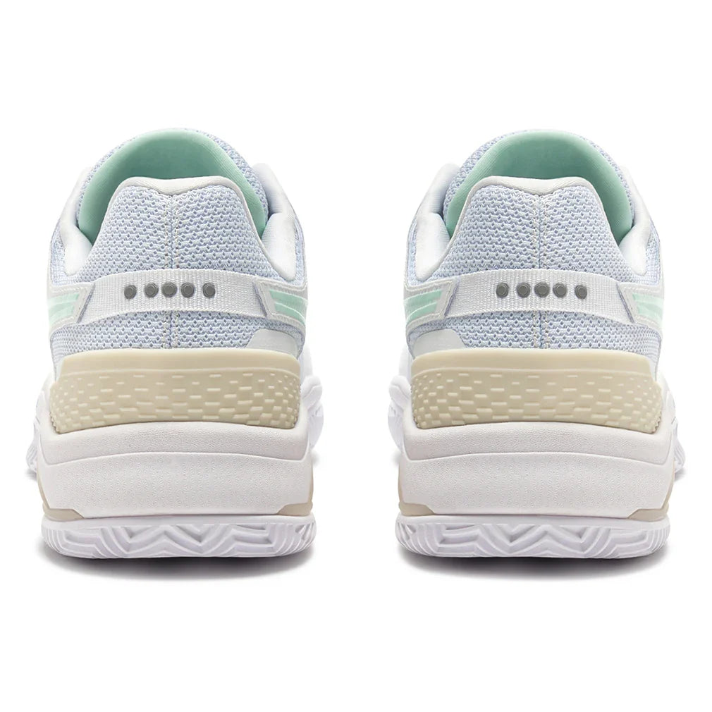 Women's Blushield Torneo 3 Clay Tennis Shoes White and Bay