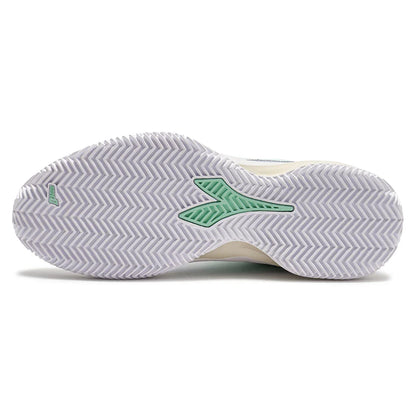 Women's Blushield Torneo 3 Clay Tennis Shoes White and Bay