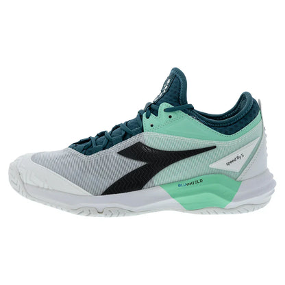 Men's Speed Blushield Fly 5 AG Tennis Shoes Shaded Spruce and Black