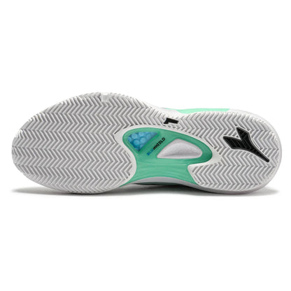 Men's Speed Blushield Fly 5 Clay Tennis Shoes Shaded Spruce and Black
