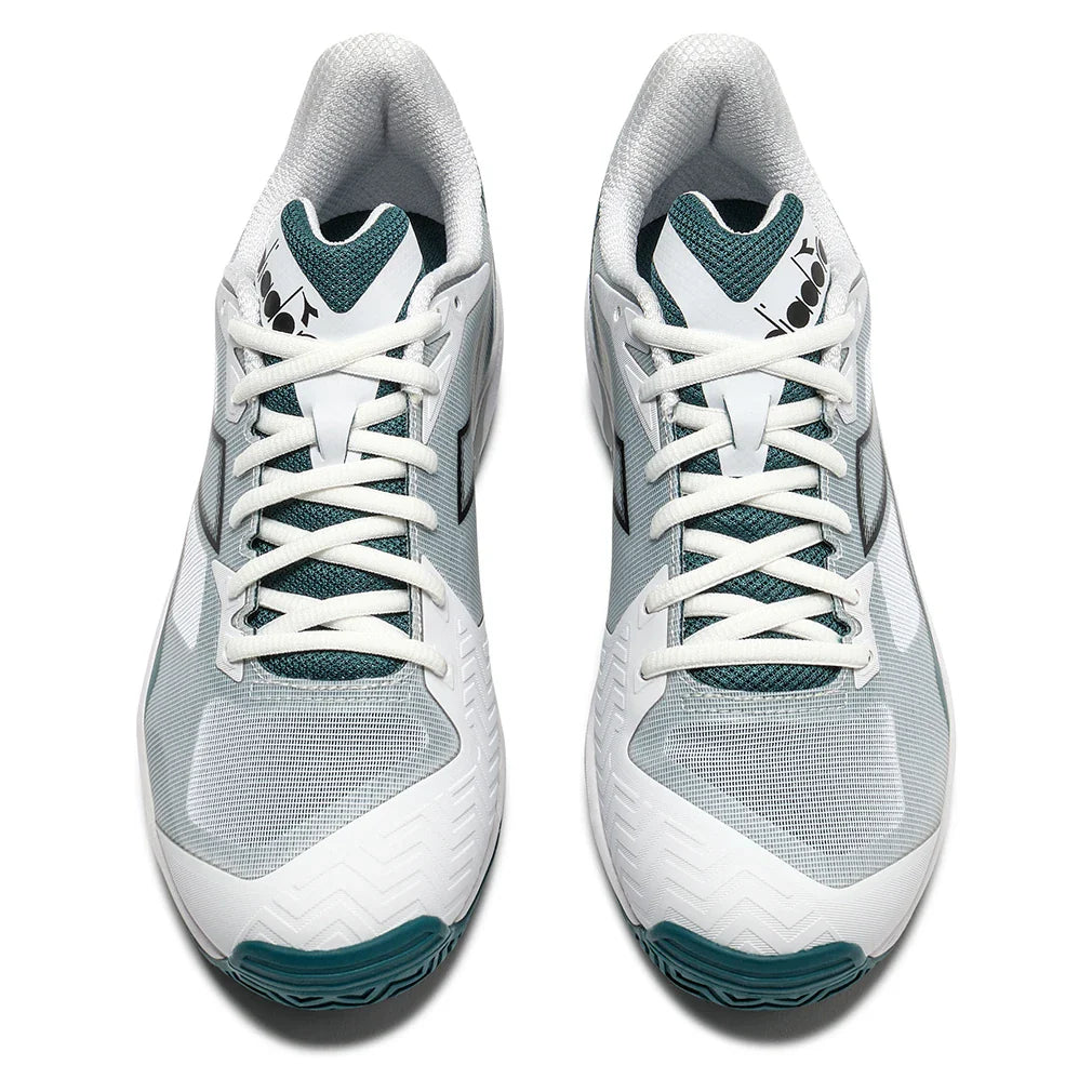 Men's Trofeo 4 AG Tennis Shoes White and Black