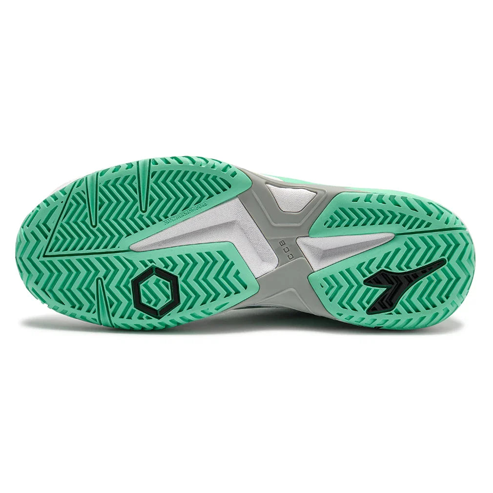 Women's Trofeo 4 AG Tennis Shoes White and Cabbage