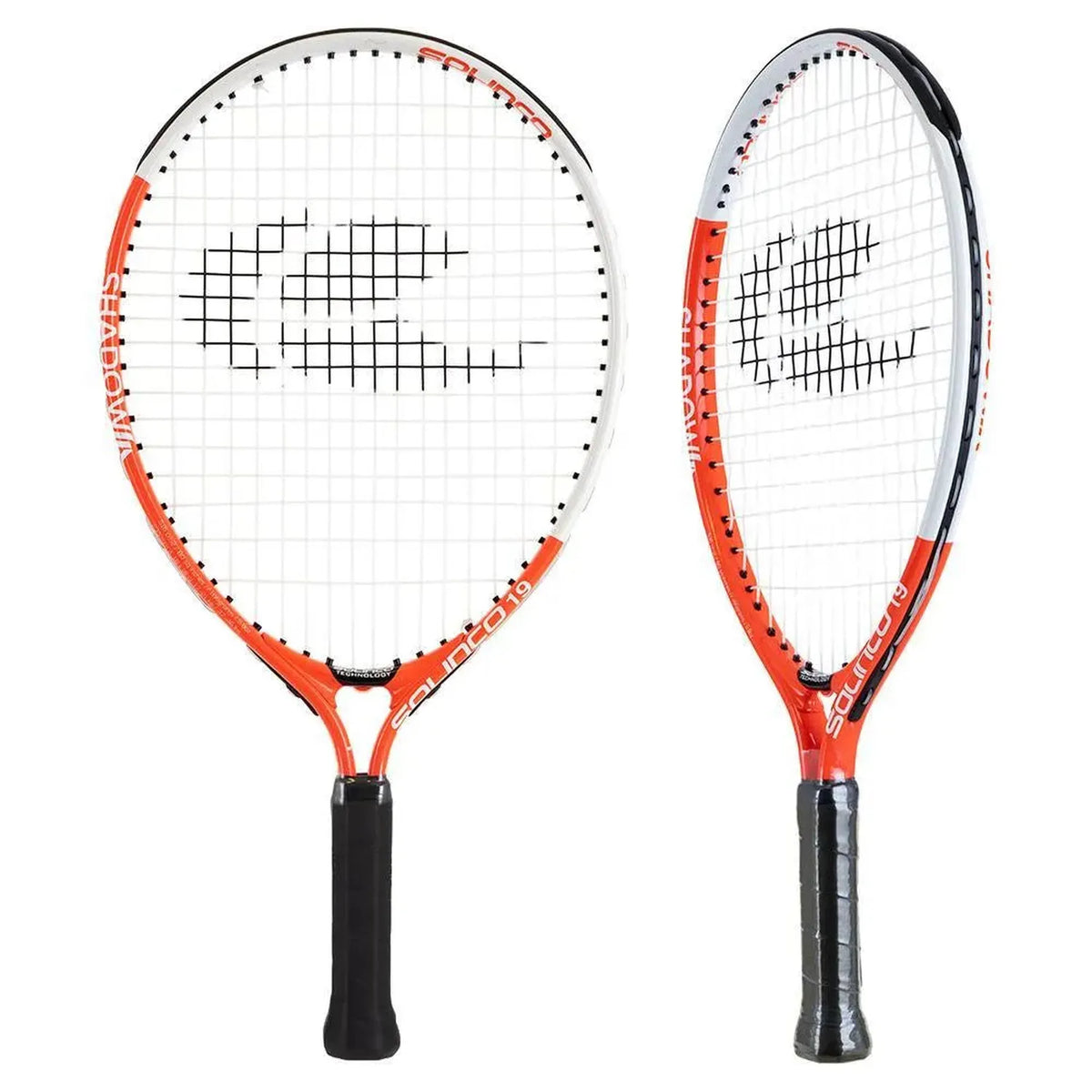 Shadow 19 Inch Aluminum Junior Racquet White and Red