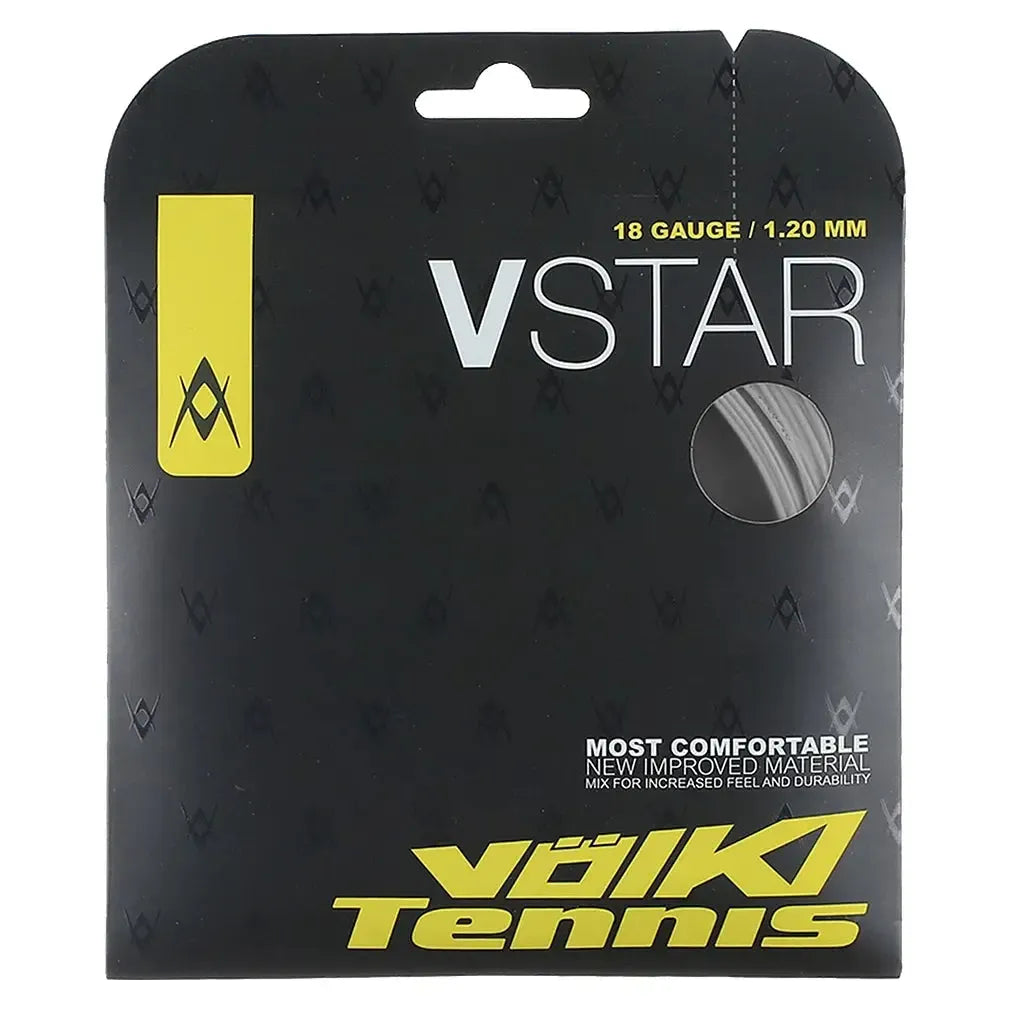 V Star Tennis String Silver-Strings-Volkl-195981-18-Tennis Express
