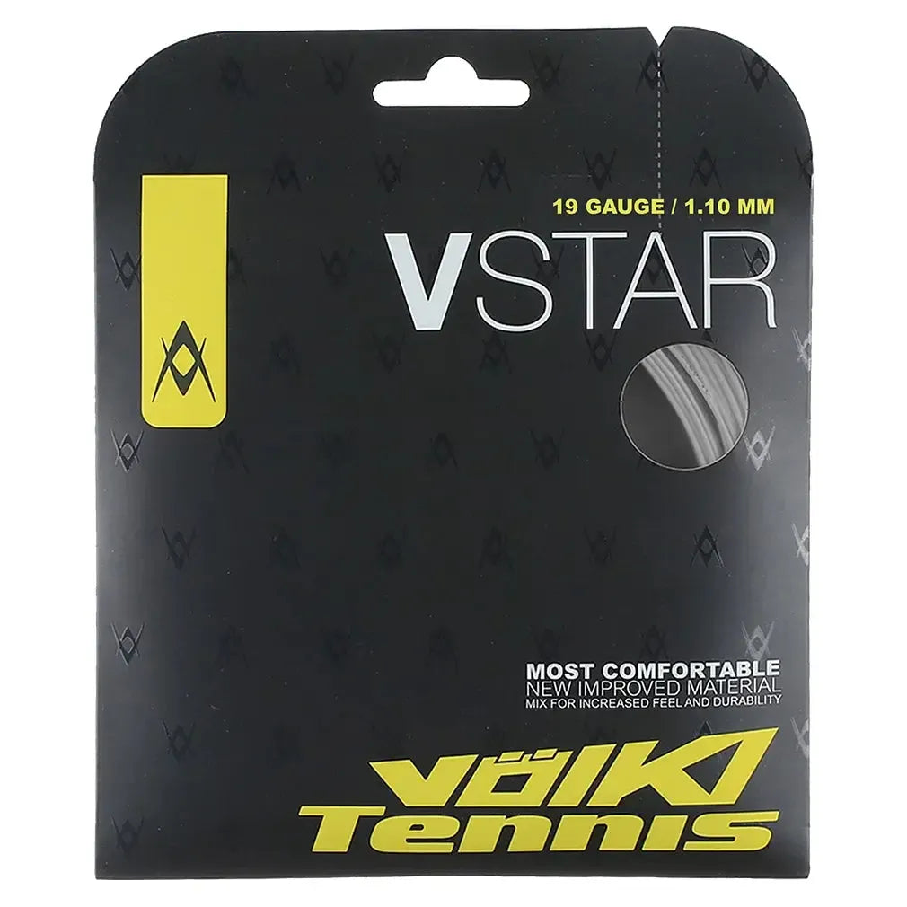 V Star Tennis String Silver-Strings-Volkl-195981-19-Tennis Express