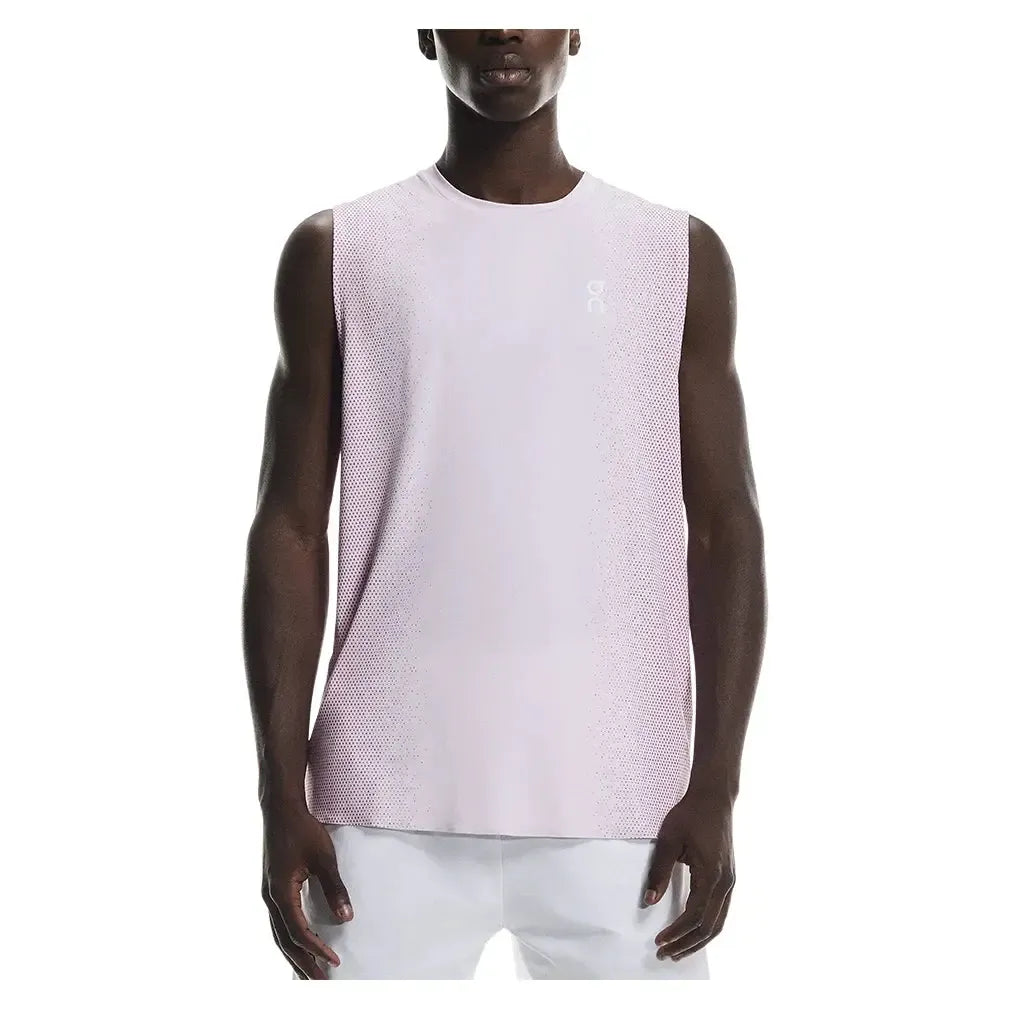Men's Court Tennis Tank Orchid and Dim-Apparel-On-1ME10854230_2e9639e1-6101-4dd7-848d-703e6a0e02fa-Tennis Express