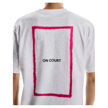 Men's Club Graphic Tennis Top White