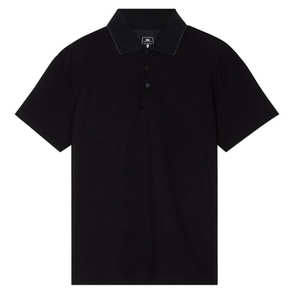 Men's Courtside Tennis Polo-Apparel-On-1MF30390106-Black-Tennis Express