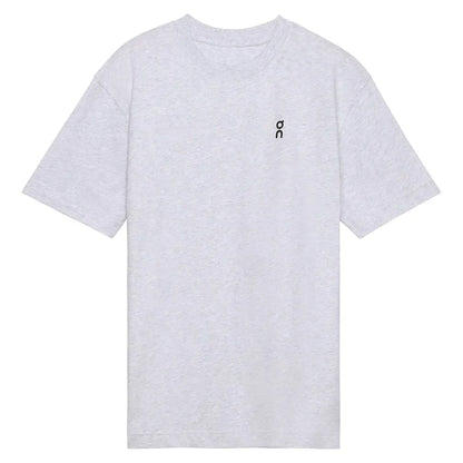Men's Club Court Tennis Top Heather Gray and Pink-Apparel-On-1MF30594431-F25-Tennis Express
