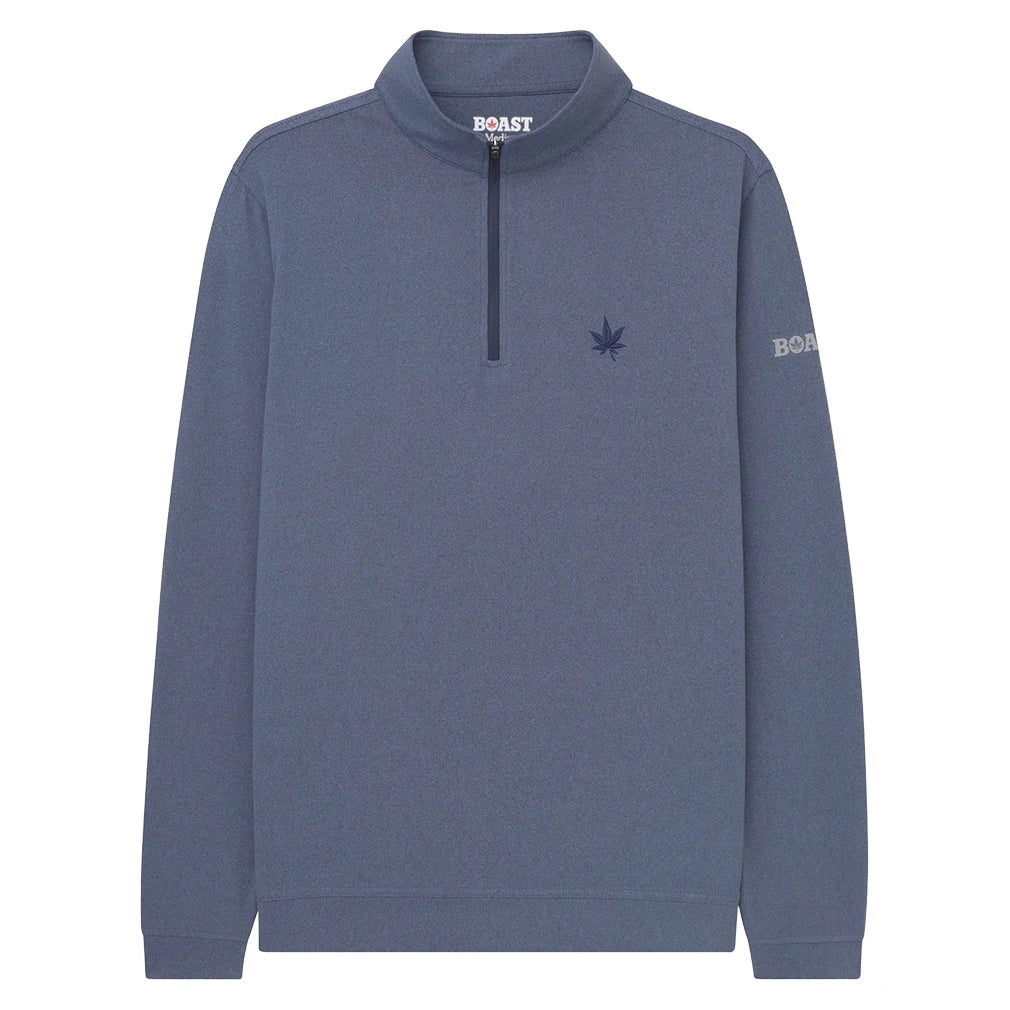 Men's Greenwich Sport 1/4 Zip-Apparel-Boast-Vintage Navy Heather-S, [current_file_name-Tennis Express