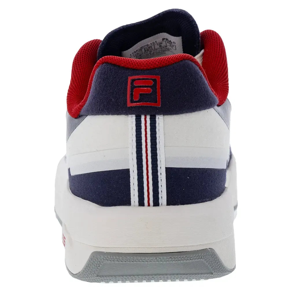 Men's FX-25 Tennis Shoes White and Navy - Size 7