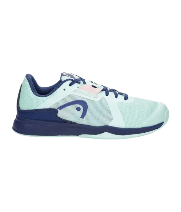 Padel Shoes HEAD Sprint Team 3.5 Clay Mujer Aqua Dark Blue