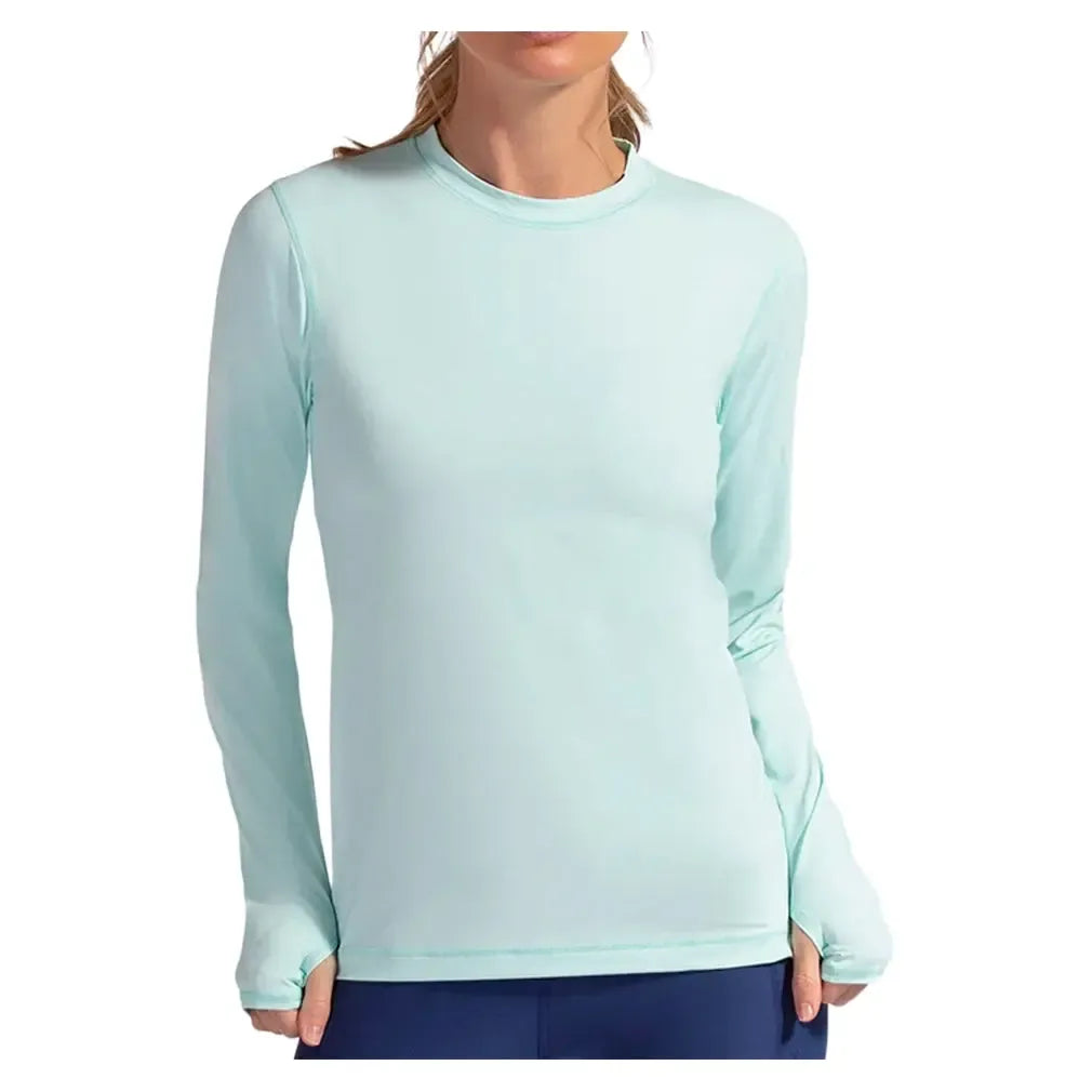 Women's 24/7 Long Sleeve Tennis Crew-Apparel-BloqUV-2001-BB-Tennis Express