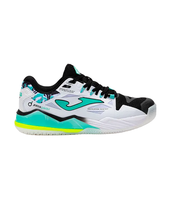 Padel Shoes Joma Spin Men 2542 White Turquoise 2025