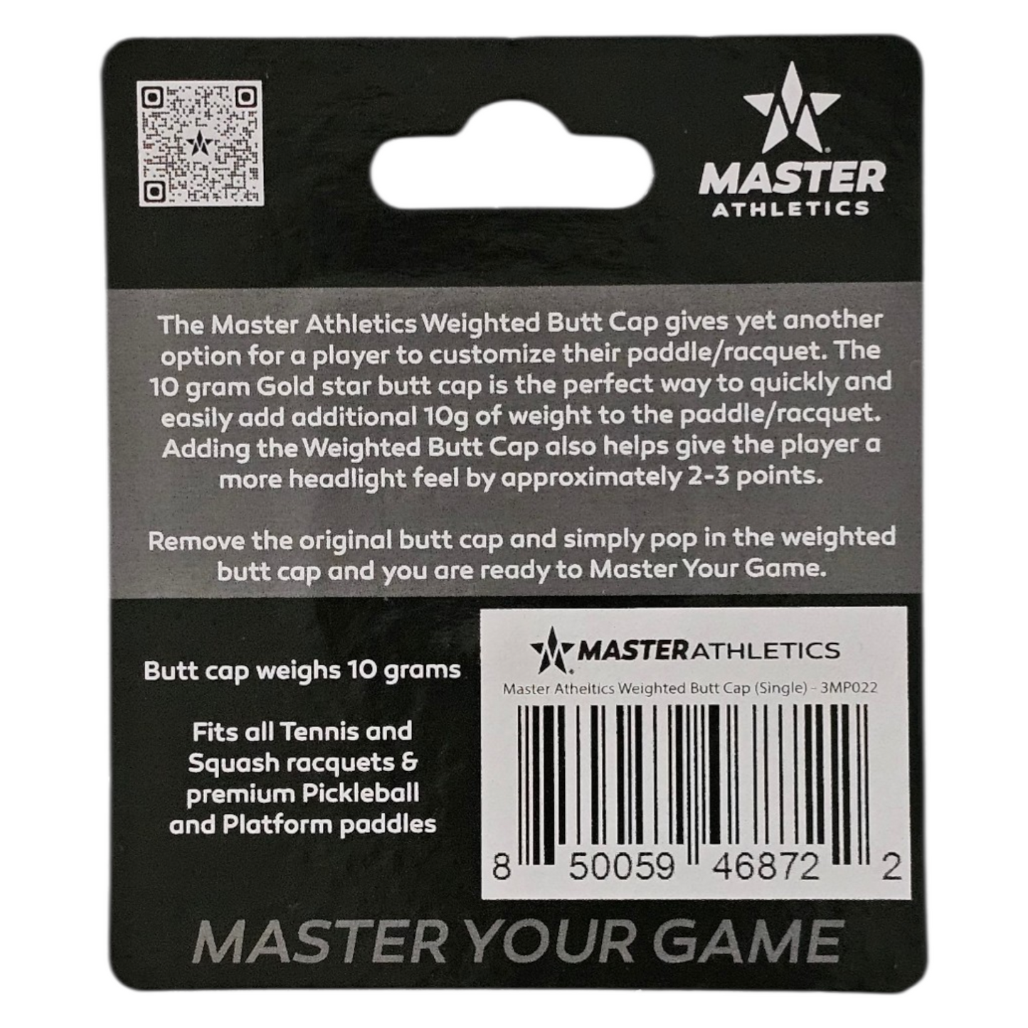 Master Athletics Weighted Butt Cap