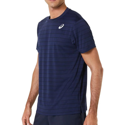Men's Court Stripe Short Sleeve Tennis Top
