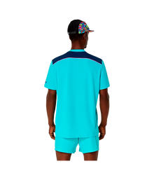 Camiseta Asics Padel Court SS Energy Aqua 2025