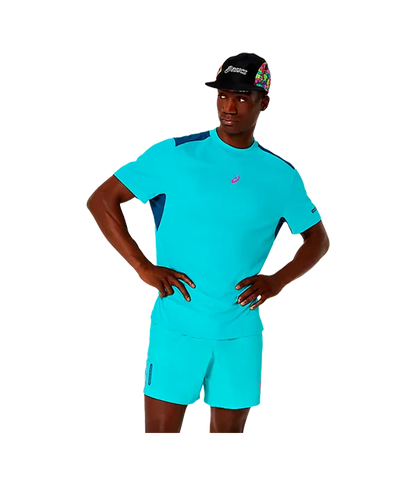 Camiseta Asics Padel Court SS Energy Aqua 2025