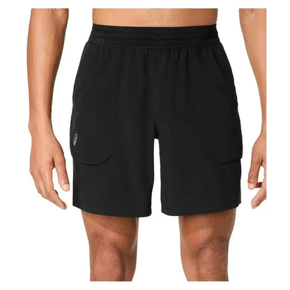 Men's Match 7 Inch Tennis Short-Apparel-Asics-2041A357_001-Tennis Express