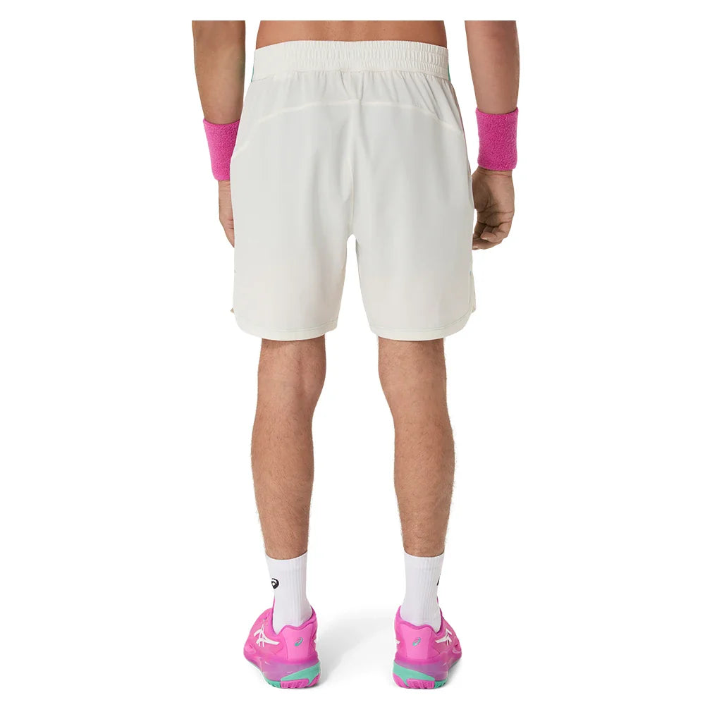 Men's Game 7 Inch Tennis Short Cream